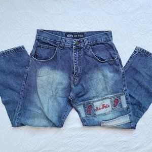 Vintage 1990's Baggy Skater Jeans by Ice Pole
